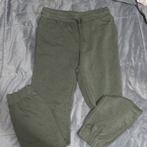 NWOT Army green sweatpants